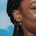 BOUCLES D'OREILLES NICE - 925 sterling silver / 24K gold