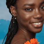 BOUCLE D'OREILLE CAIRE - 925 sterling silver / 24K gold