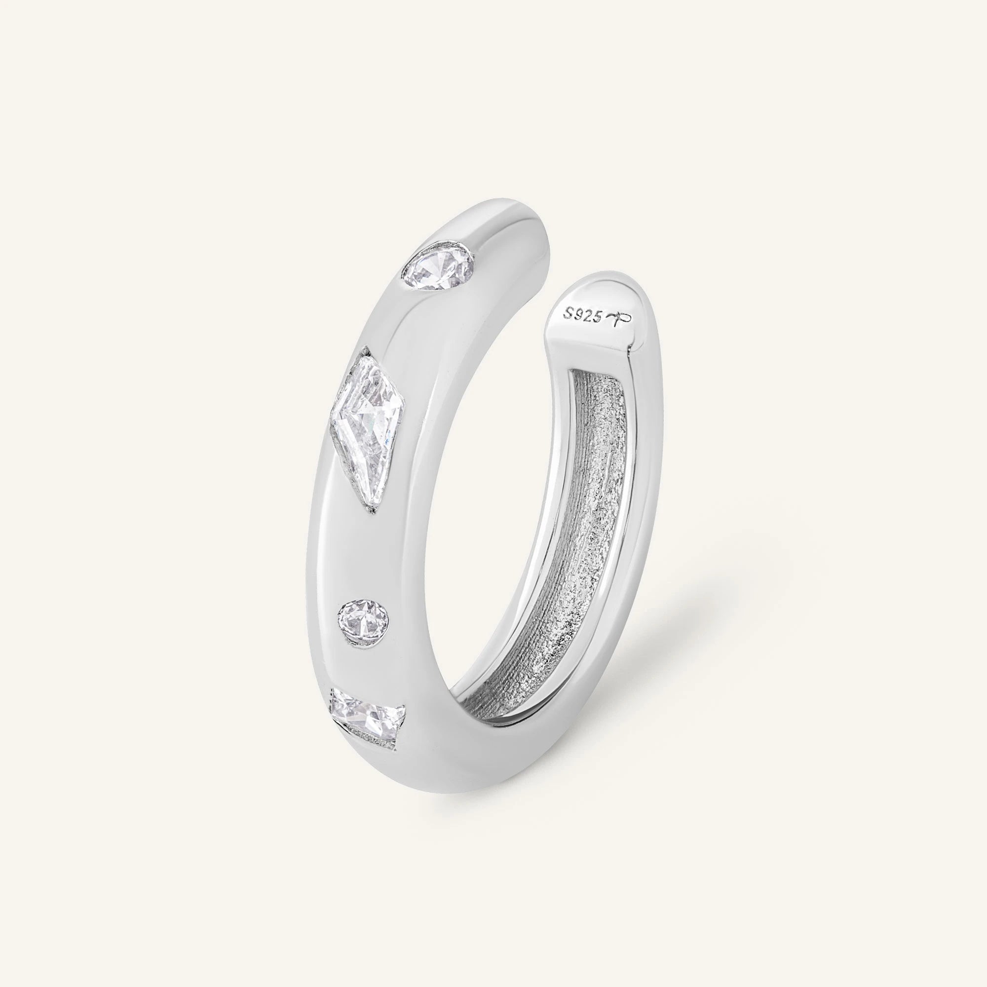 EARCUFF BONIFACIO - Pohésia - Argent 925 