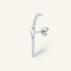Boucle d'oreille Theoule - Pohésia - Argent 925 