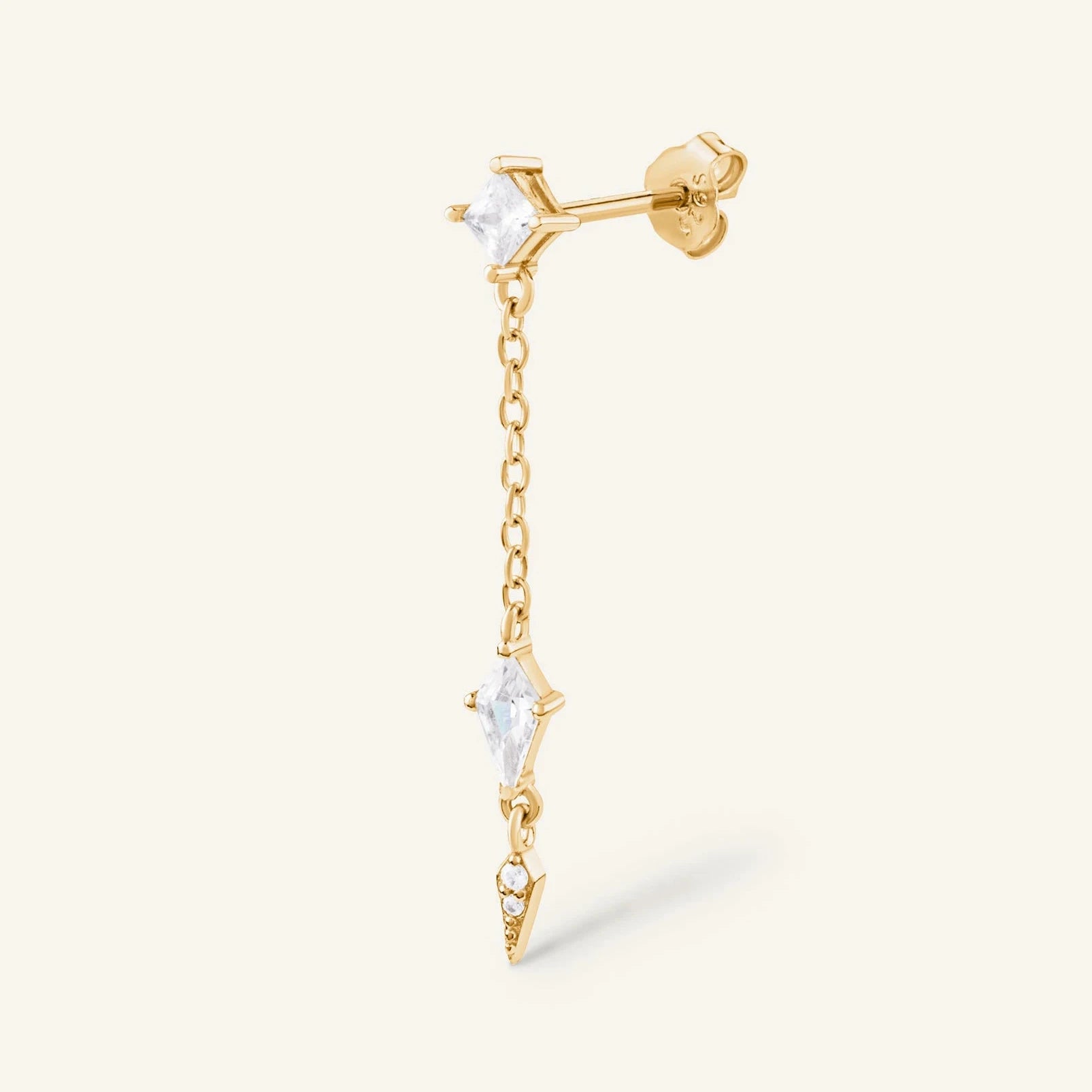 Boucles d'oreille  Calvi - Argent 925 doré à l'or 18 carats
