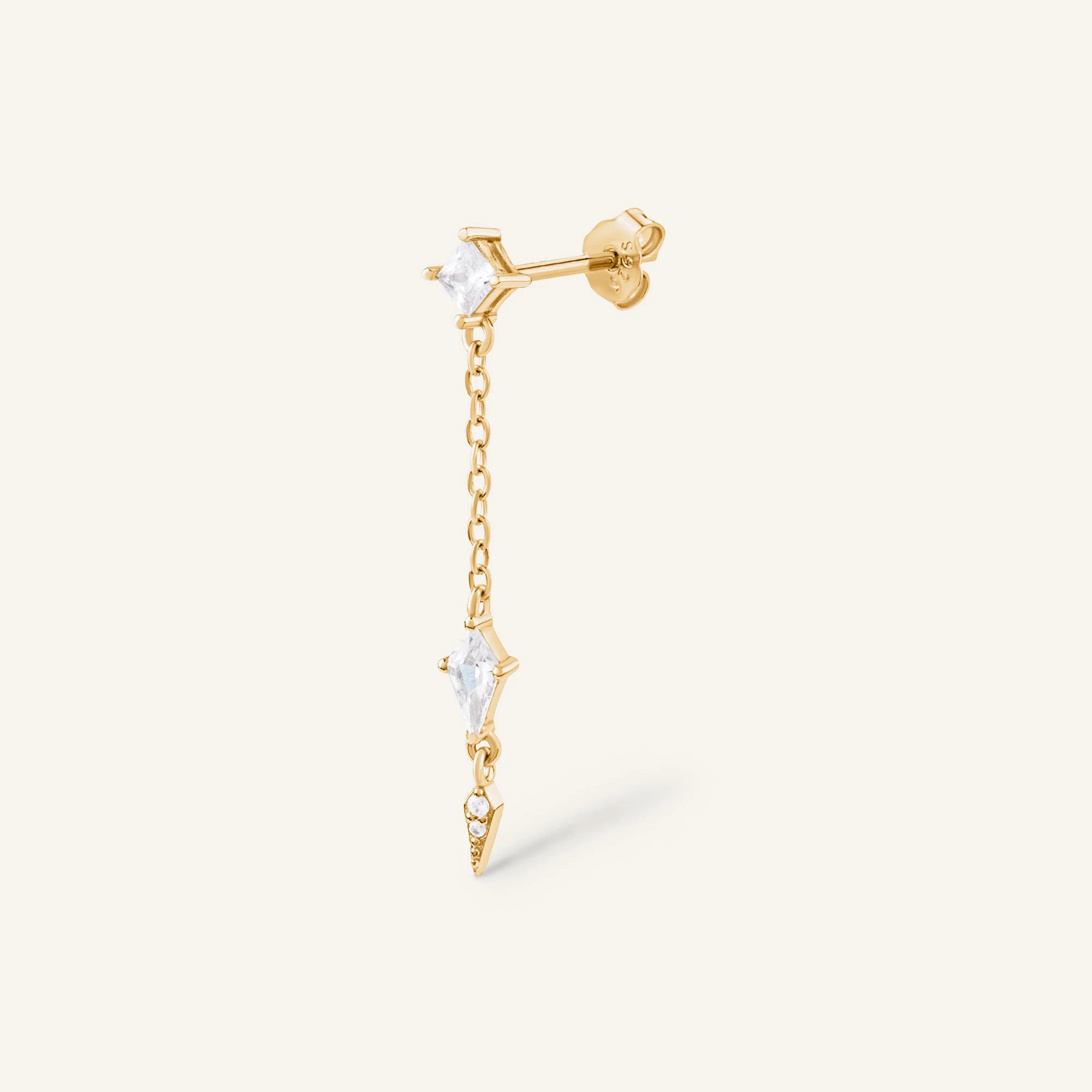 Boucles d'oreille  Calvi - Argent 925 doré à l'or 18 carats