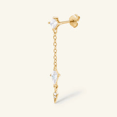 Boucles d'oreille  Calvi - Argent 925 doré à l'or 18 carats