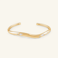 Bracelet Bellagio - Bijoux Pohésia - Argent 925 doré à l'or 18 carats