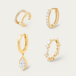Compositions bijoux Halo boucles d’oreilles Pohesia