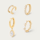 Compositions bijoux Halo boucles d’oreilles Pohesia
