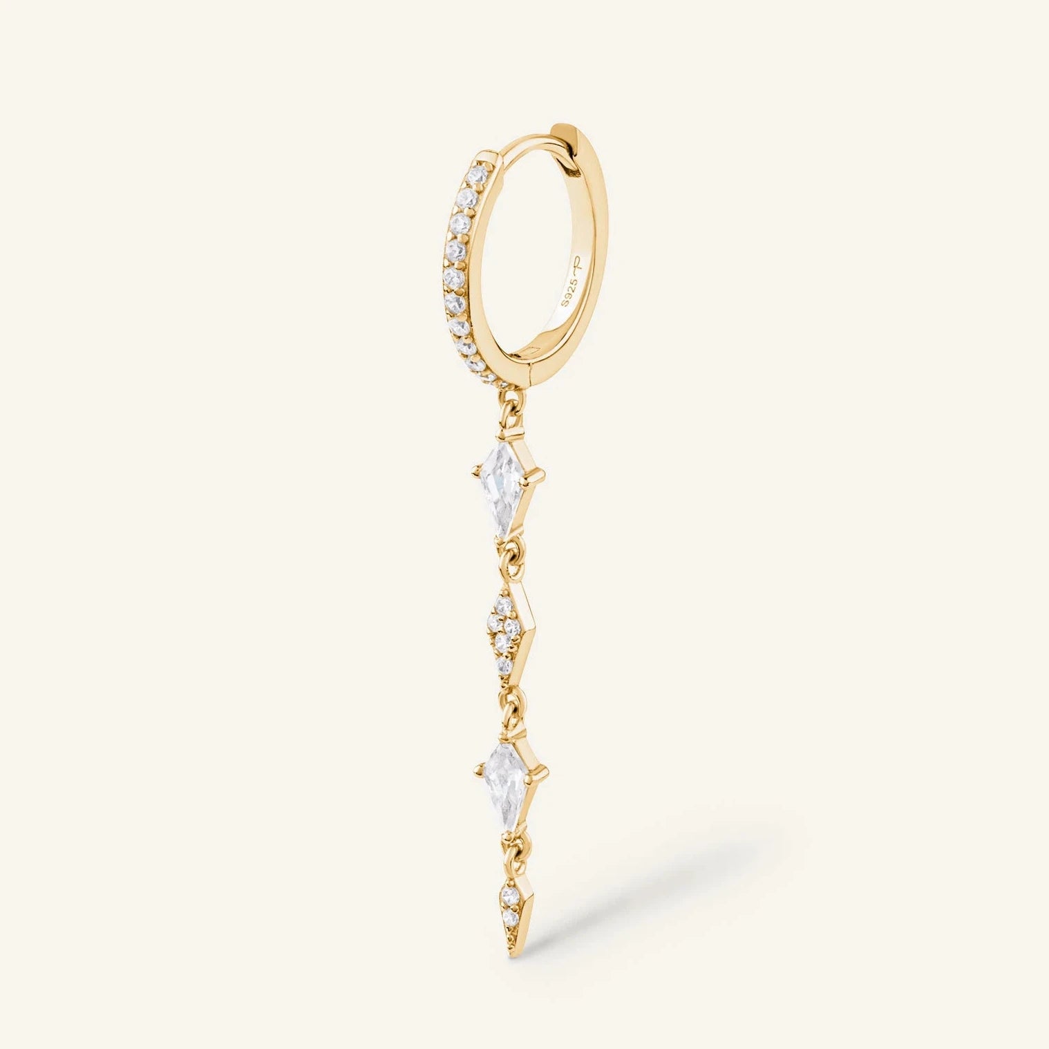Boucle Praiano Doré - Argent 925 doré à l'Or fin 18 carats