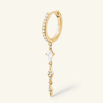 Boucle d'oreille Ramatuelle - Argent 925 doré à l'Or fin 18 carats