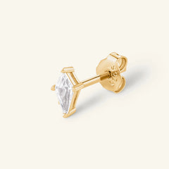 Boucle d'oreille Taormina - Argent 925 doré à l'Or fin 18 carats