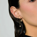 Piercing d’oreille en titane ASTM F-136 hypoallergénique Pohésia pour helix, flat et tragus, labret et anneau