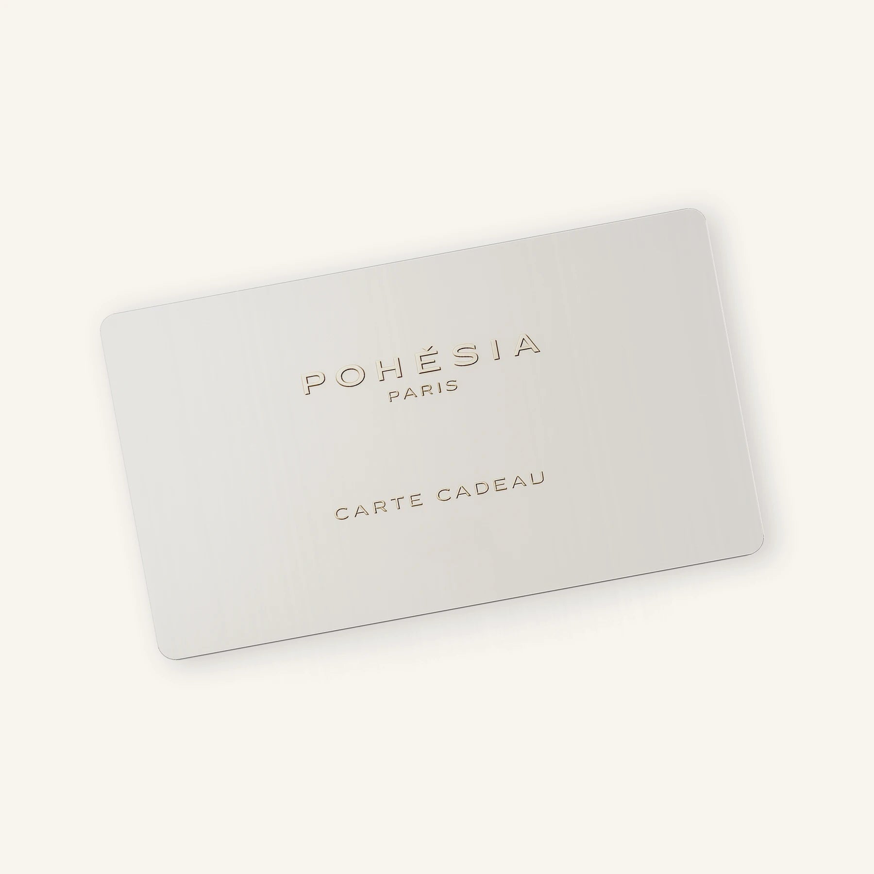 Carte cadeau Pohésia Paris Bijoux