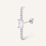 BOUCLE D'OREILLE BÂLE - Argent 925 dorure Or 24 carats