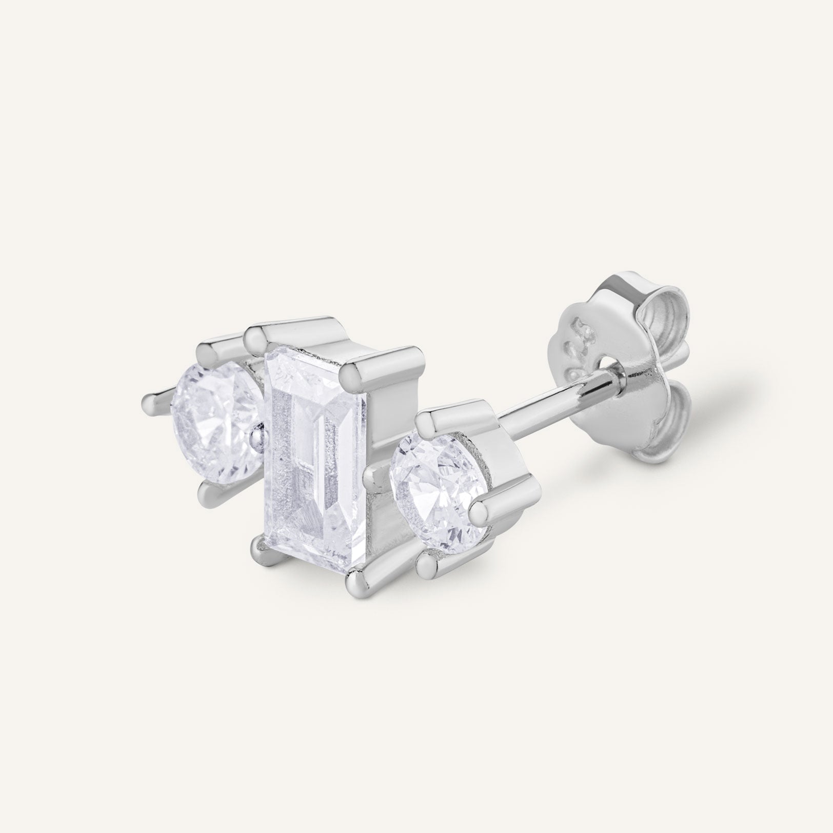 BOUCLE D'OREILLE MEGÈVE - Argent 925 dorure Or 24 carats