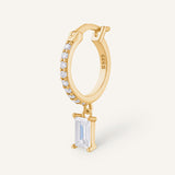 BOUCLE D'OREILLE OSAKA - Argent 925 dorure Or 24 carats