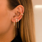 BOUCLE D'OREILLE PHUKET - 925 sterling silver / 24K gold