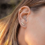 EARCUFF VENDÔME - 925 sterling silver / 24K gold