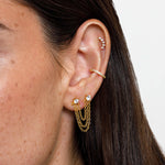 PIERCING GILI - 925 sterling silver / 24K gold