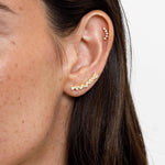 PIERCING GILI - 925 sterling silver / 24K gold