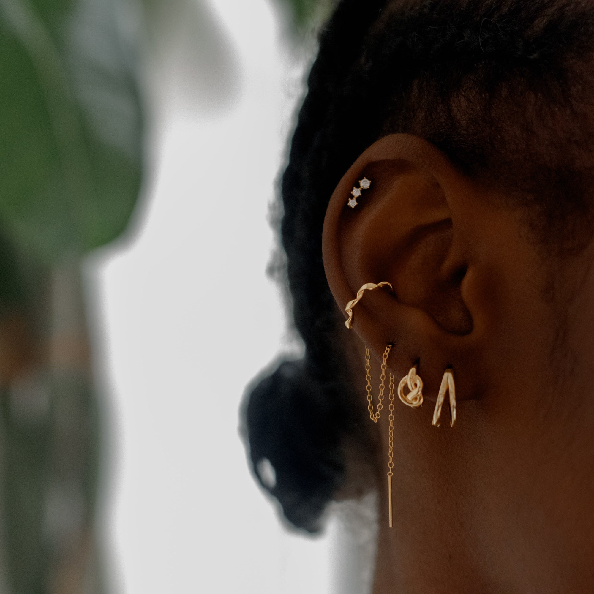 PIERCING PARIS - 925 sterling silver / 24K gold