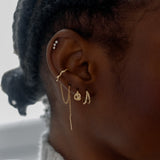 PIERCING PARIS - 925 sterling silver / 24K gold